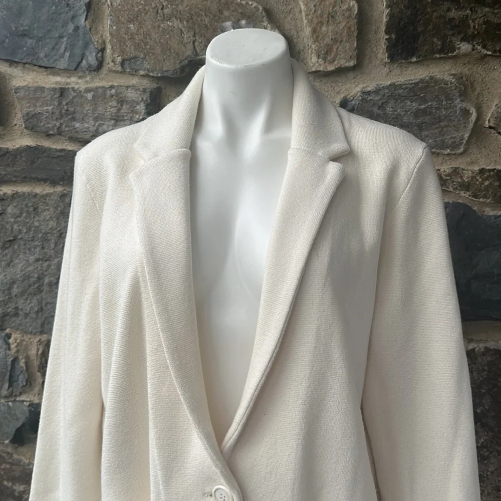 J Crew Cecile relaxed sweater-blazer size Medium
